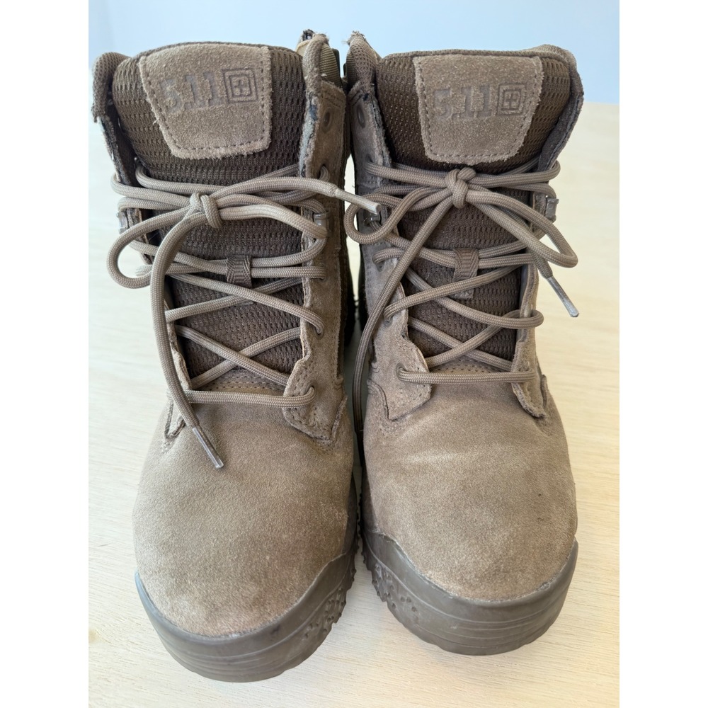 5.11 Tactical ATAC 2.0 6" Desert Boots Dark Coyote Brown Suede 12394 Womens - 8